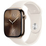 Smartwatch Apple Watch 10 MX073ET/A - 42 mm, GPS + Cellular, złoty tytan z paskiem sportowym księżycowa poświata, M|L